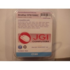 Brother 970/1000 JGI-brand cyan