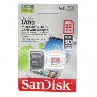 Sandisk 32 GB Ultra HD Micro SDHC Klasse 10 NIEUW